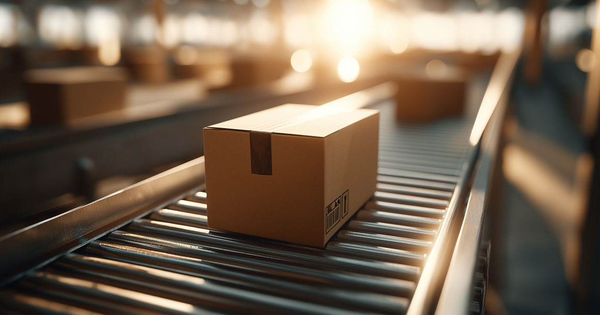 Livreur déchargeant des cartons de boîtes alimentaires devant l'entrée d'un restaurant